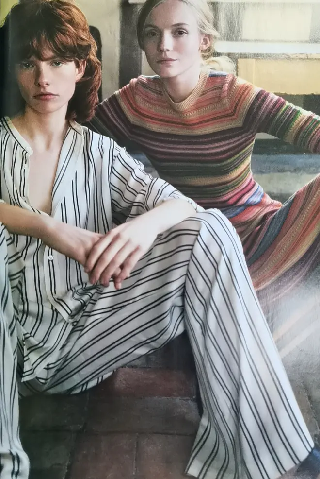 Flexibility weaving a sense for Striping clothing