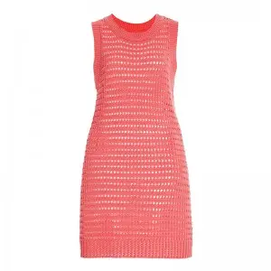 SS230727 Merino Wool Vicose Talent Blends Fuss Free Minimalism Skimming Mini Silhouette Dress