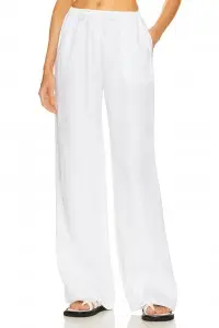774 100% Linen Drawstring Pants