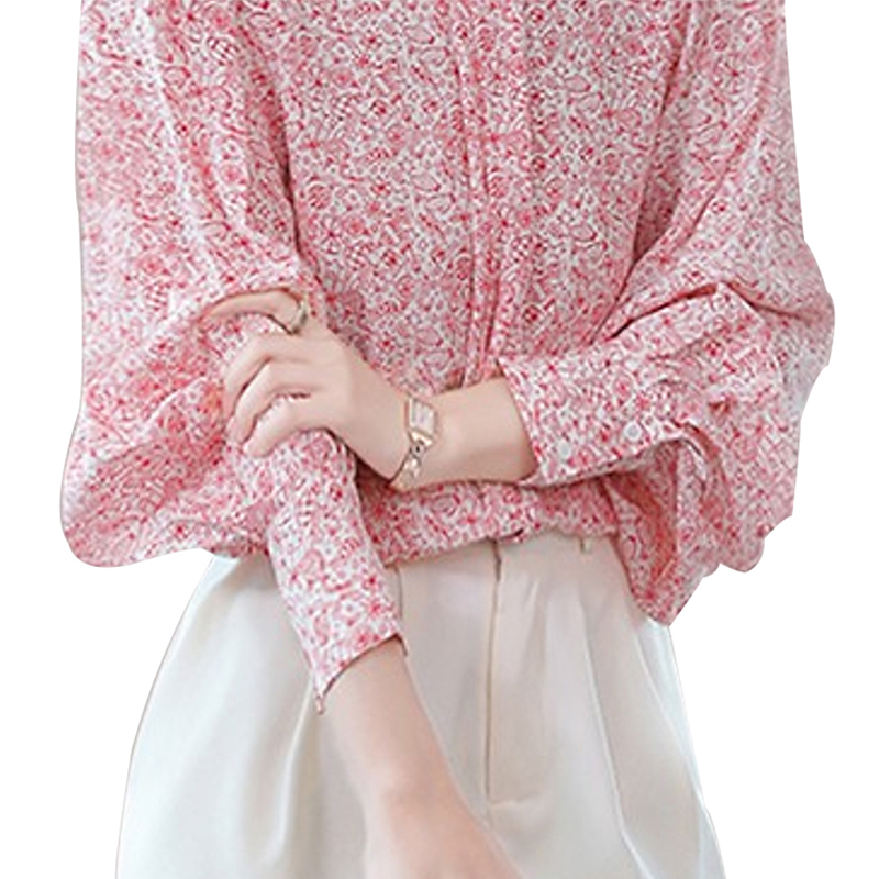 SS2360 Rayon Printed Squared Neck button up womens blouse shirts (3)