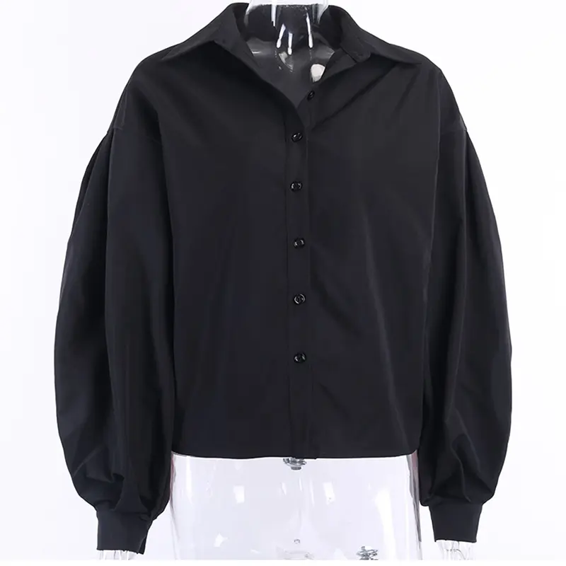 SS2335 Cupro Puff Sleeve Womens Blouse Skirts