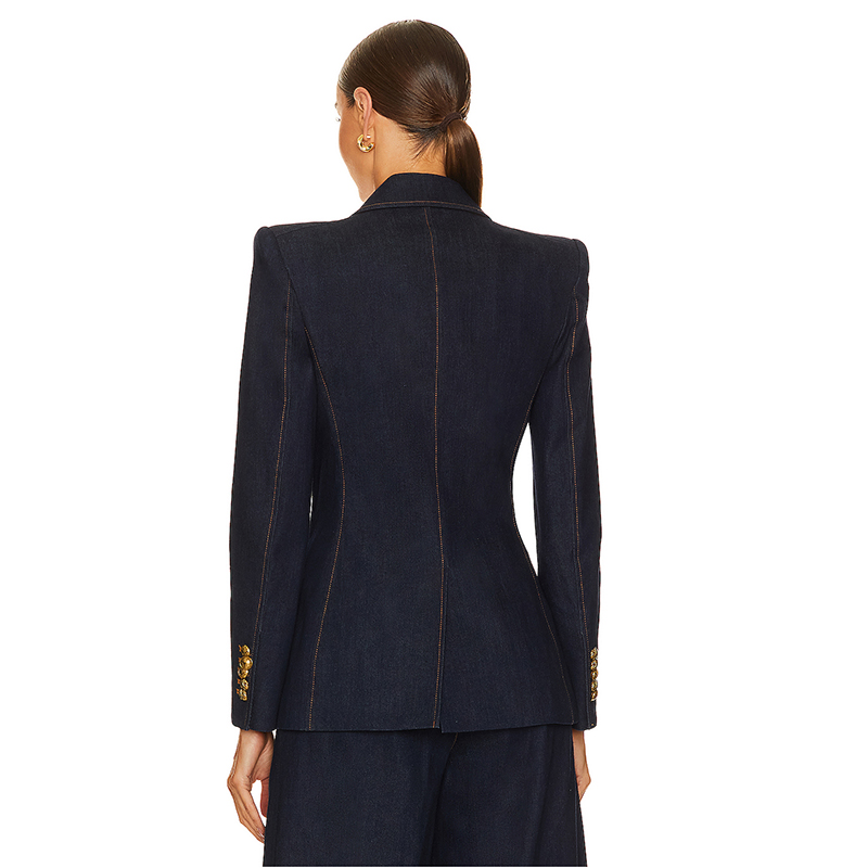 SS230721Jacket Blazer Drop V Lapel neck Suit