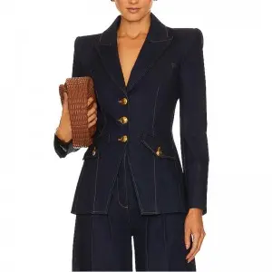 SS230721Jacket Blazer Drop V Lapel neck Suit