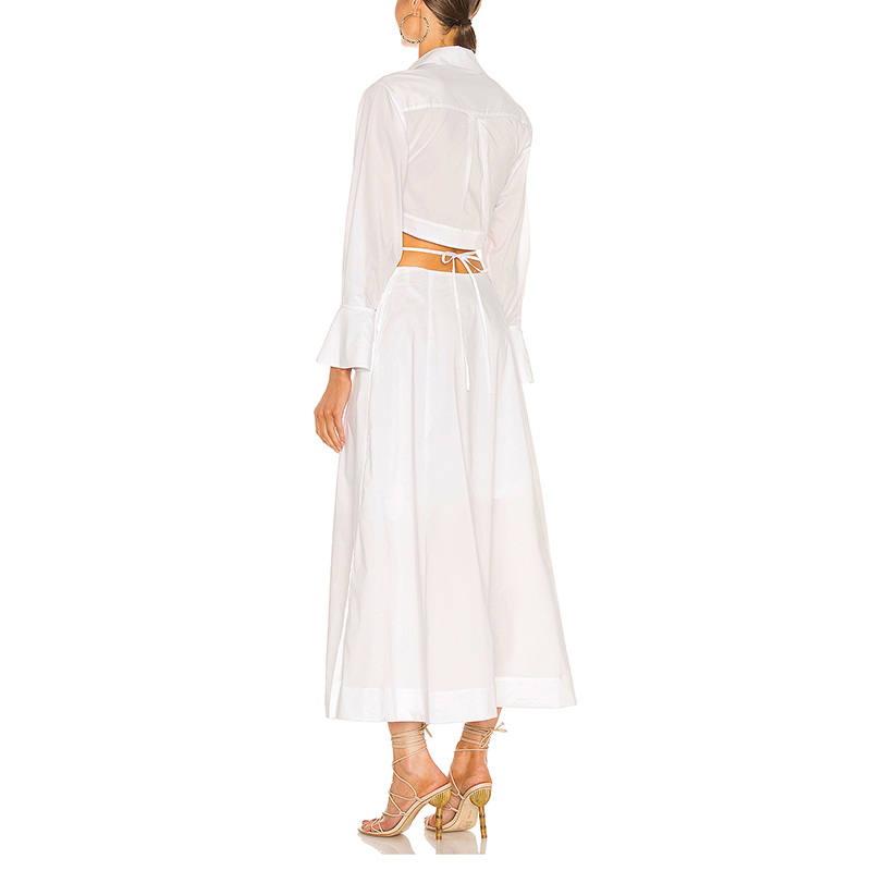SS2375 Linen Cotton Tied Top Vest and Loose Straight Pants Mid waistband (1)